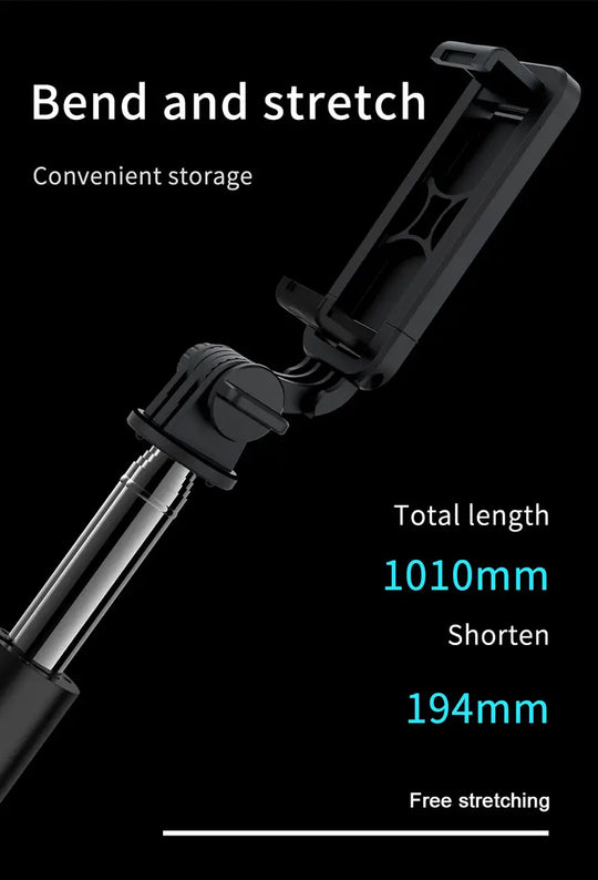 4 In 1 Portable Selfie Stick Tripod