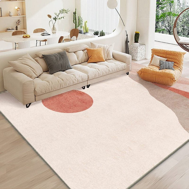 140*200cm Soft Nordic Area Rug Non-slip Modern Abstract Floor Mat For Living Room Bedroom