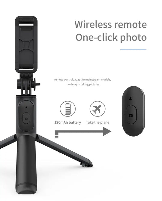 4 In 1 Portable Selfie Stick Tripod