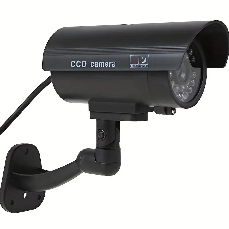 Dummy Camera Surveillance Cameras With Flashing LED Simulation Realistic Camera Fake CCTV