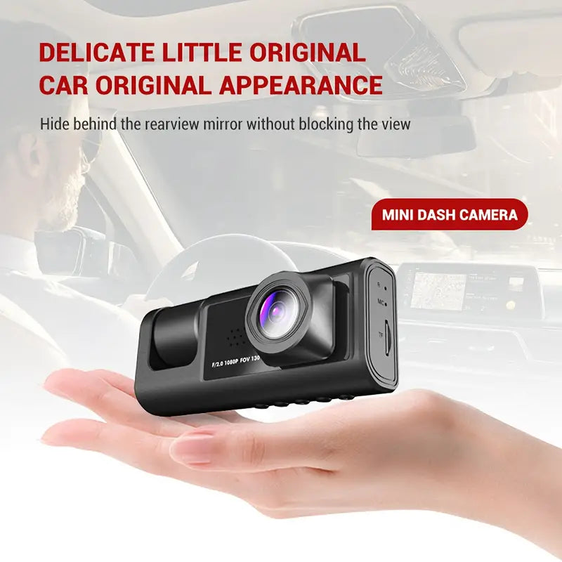 3 Channel 1080P Dash Cam Front And Rear Inside & 32GB Memory Card