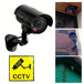 Dummy Camera Surveillance Cameras With Flashing LED Simulation Realistic Camera Fake CCTV