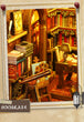 DIY Library of Books Book Nook Wooden Model Kit Create Build Light Up Book End