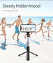 4 In 1 Portable Selfie Stick Tripod